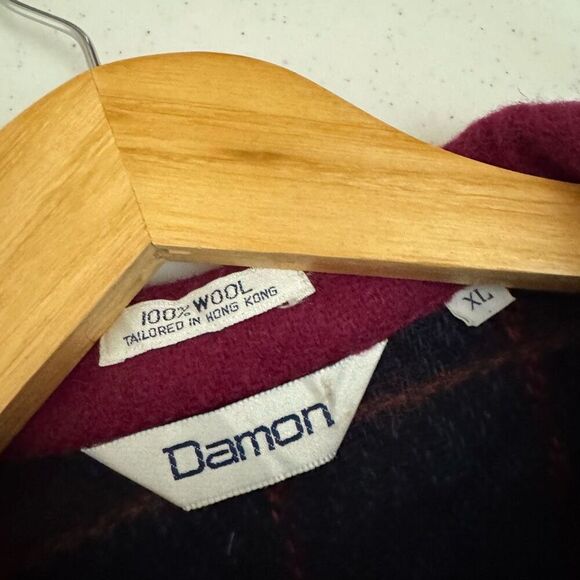 Vintage Damon Wool Collared Sweater Men’s Size XL Striped Style - Picture 4 of 7